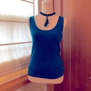 J. Crew blue tank top size XS.